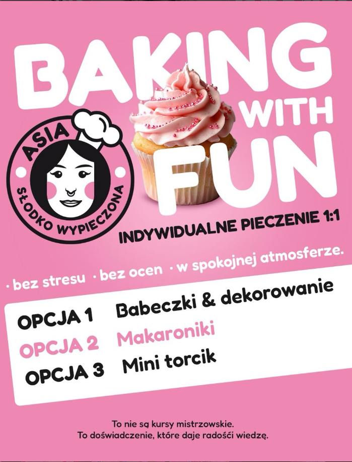 Baking with fun — indywidualne pieczenie 1:1